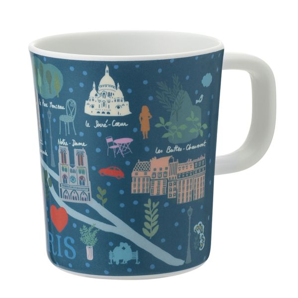 Tasse blau Paris 