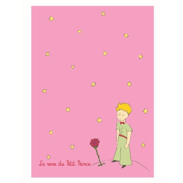 Grosses Notiz - Heft rosa Der kleine Prinz 