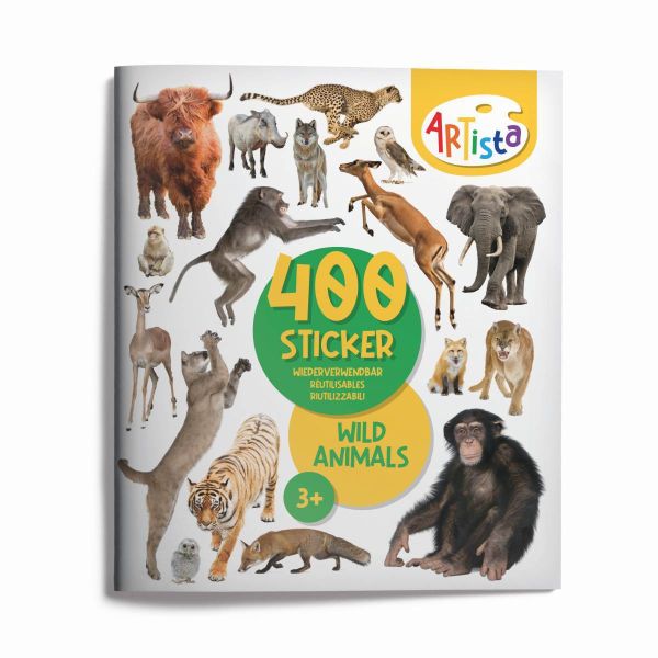 Stickerbuch Wildtiere 