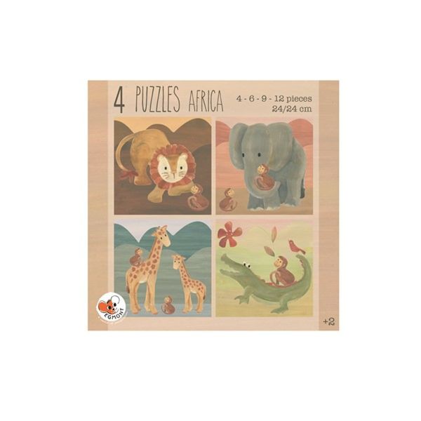 4 Puzzle Afrika 