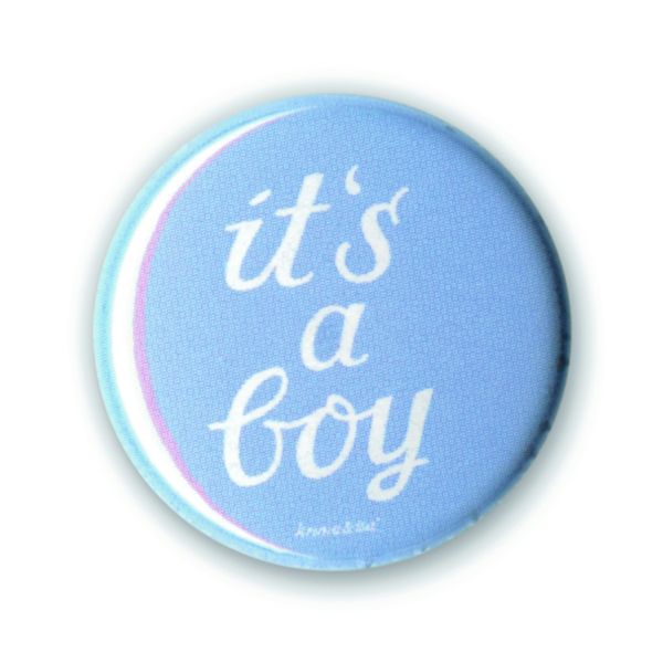 Button it's a boy 