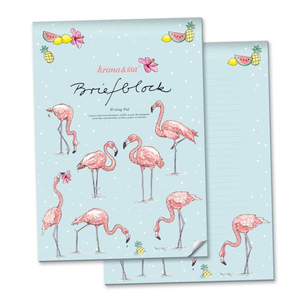 Briefblock Flamingo A4 
