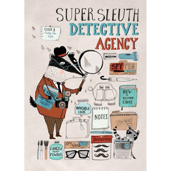 Poster Super Sleuth sand 