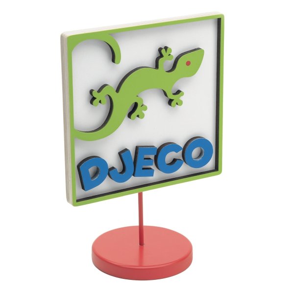 Verkaufshilfe: Djeco Holz Logo 